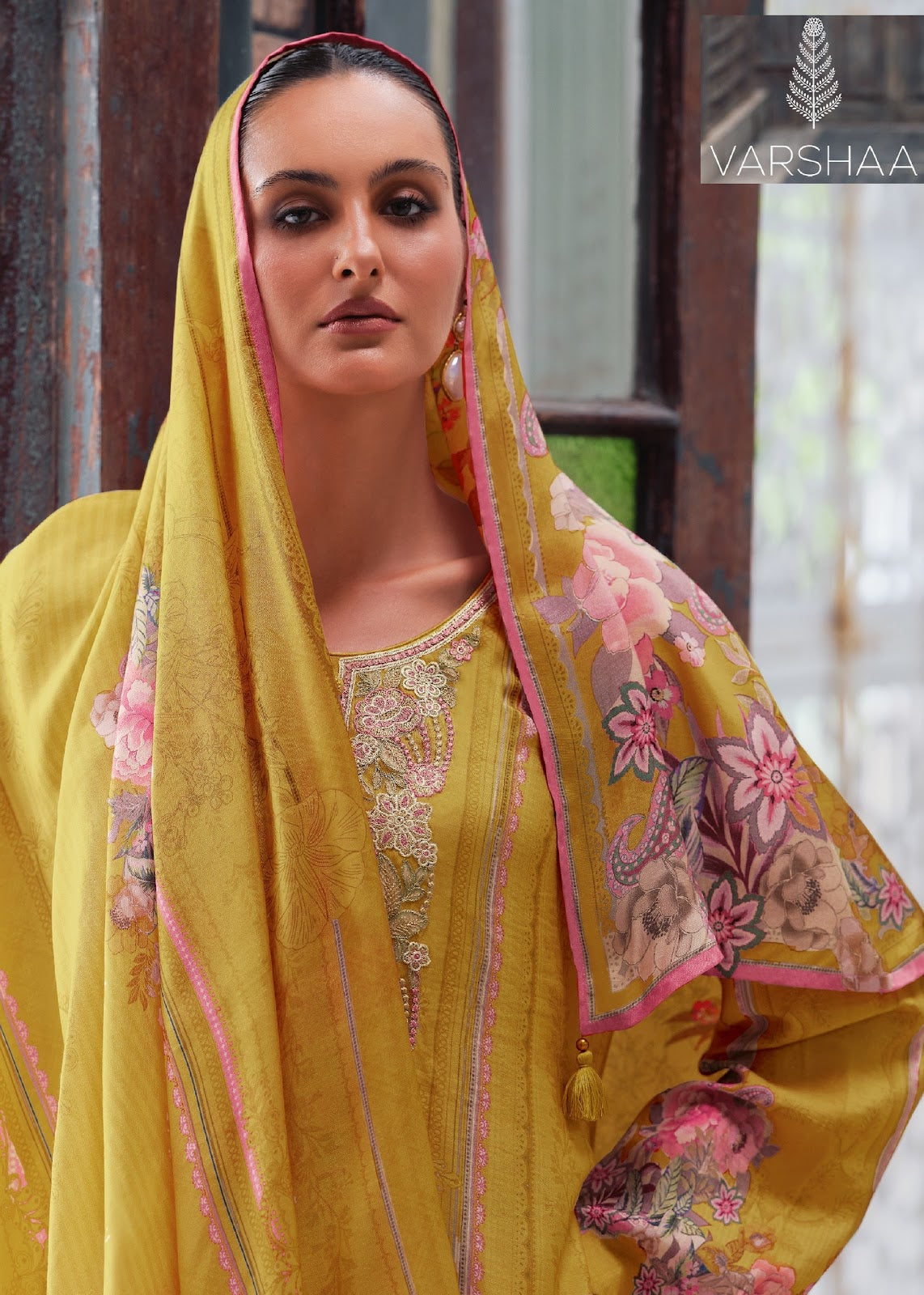 Elaki Varshaa Satin Pant Style Suits Wholesale Price