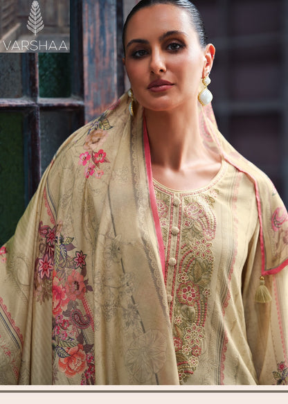 Elaki Varshaa Satin Pant Style Suits Wholesale Price