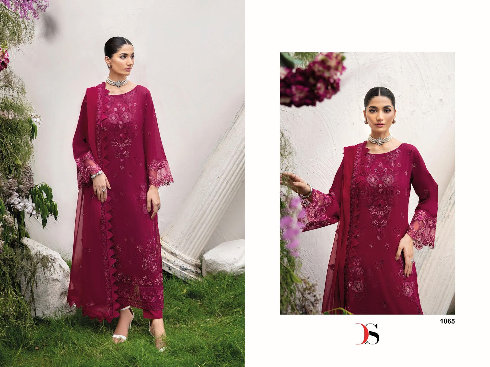 Elan 2 Deepsy Pure Cotton Pakistani Patch Work Suits Wholesaler Gujarat