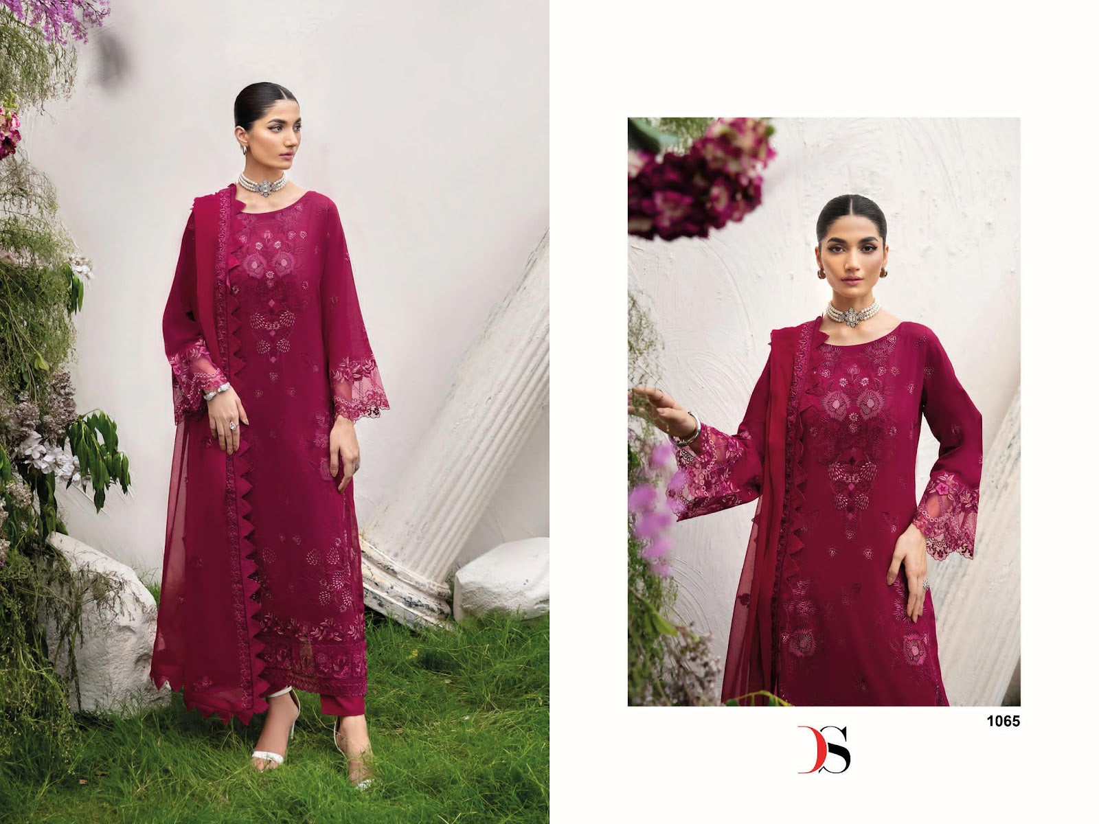 Elan 2 Nx Deepsy Cotton Pakistani Patch Work Suits Manufacturer Ahmedabad