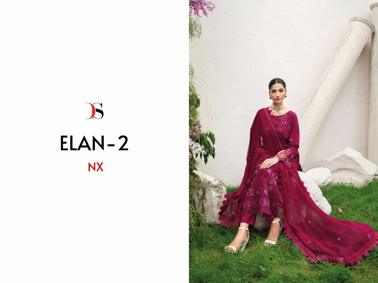 Elan 2 Nx Deepsy Cotton Pakistani Patch Work Suits Manufacturer Ahmedabad