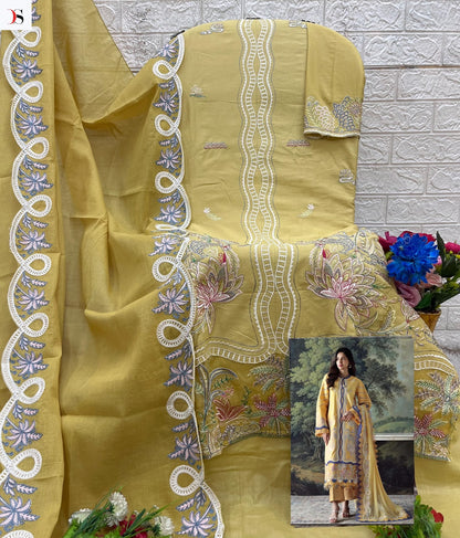 Elan 3 Deepsy Cotton Pakistani Patch Work Suits Exporter Gujarat