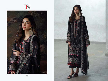 Elan 3 Deepsy Cotton Pakistani Patch Work Suits Exporter Gujarat