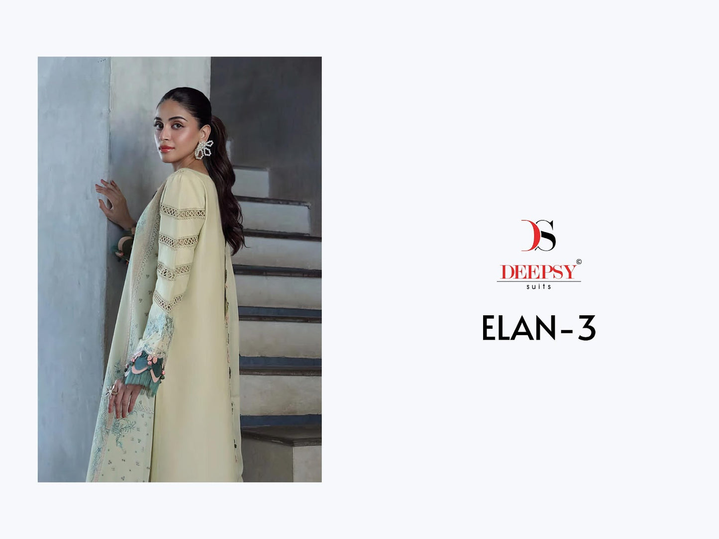 Elan 3 Deepsy Cotton Pakistani Patch Work Suits Exporter Gujarat