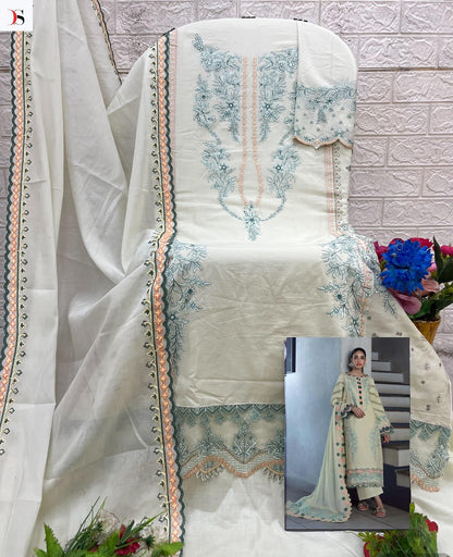 Elan 3 Deepsy Cotton Pakistani Patch Work Suits Exporter Gujarat