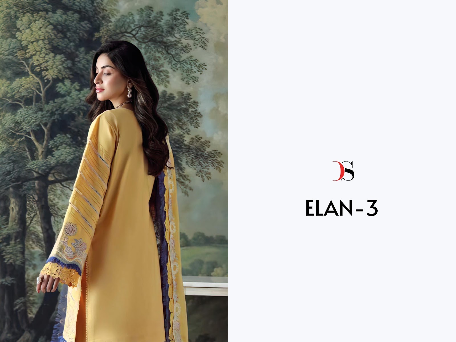 Elan 3 Deepsy Cotton Pakistani Patch Work Suits Exporter Gujarat
