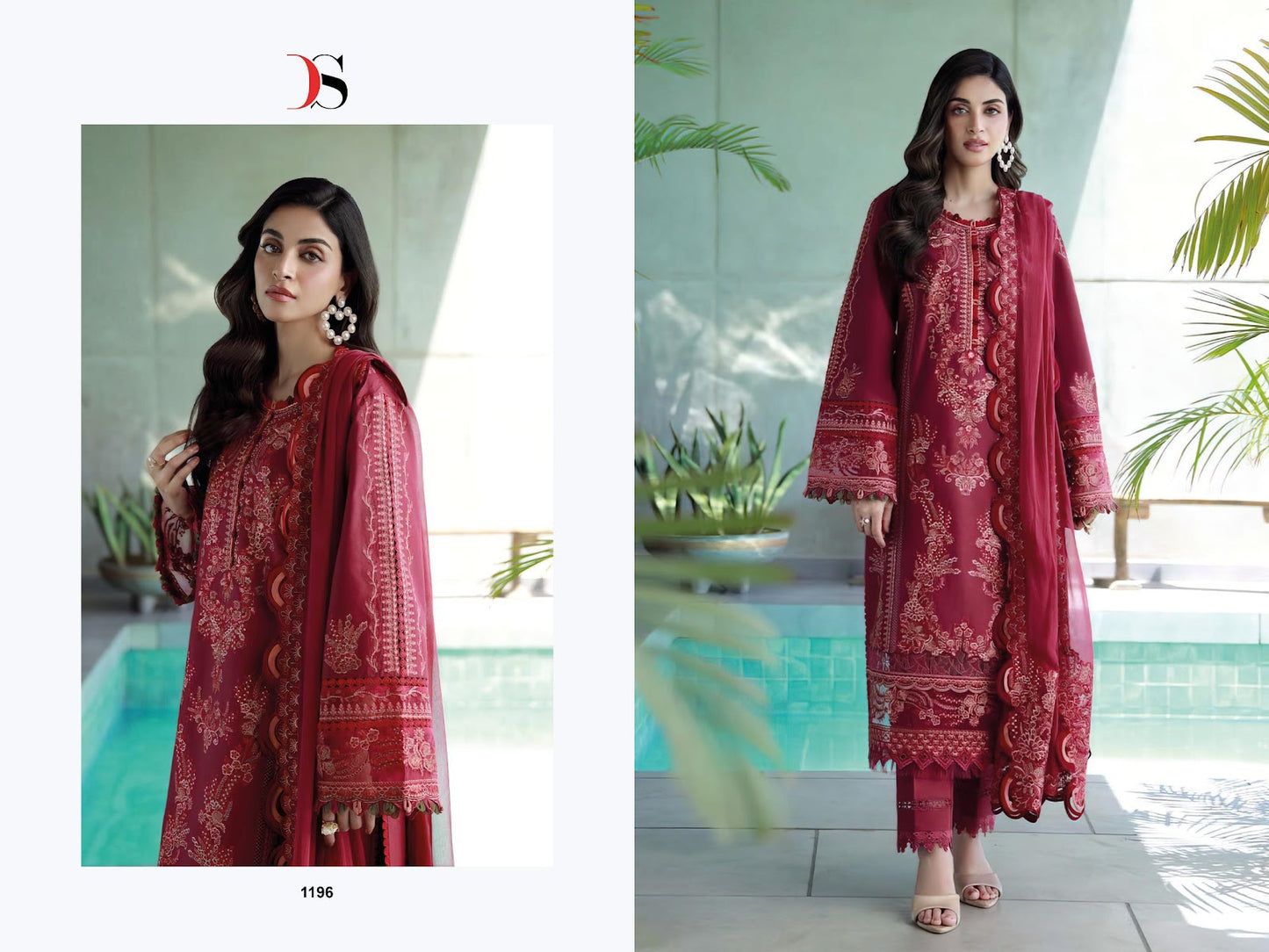 Elan 3 Deepsy Cotton Pakistani Patch Work Suits Exporter Gujarat