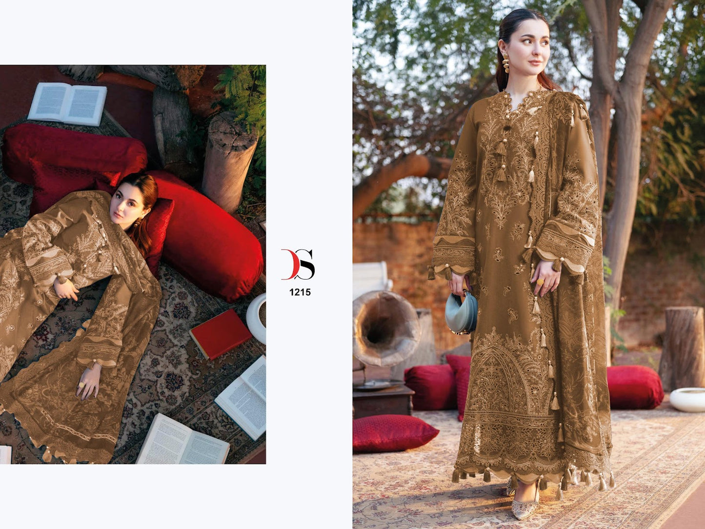 Elan 4 Deepsy Cotton Pakistani Patch Work Suits Exporter India
