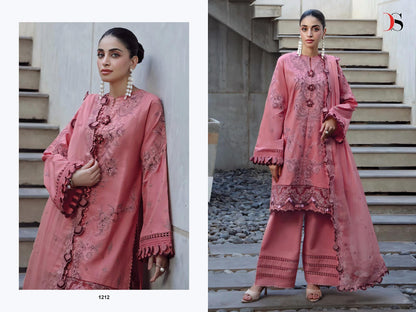 Elan 4 Deepsy Cotton Pakistani Patch Work Suits Exporter India