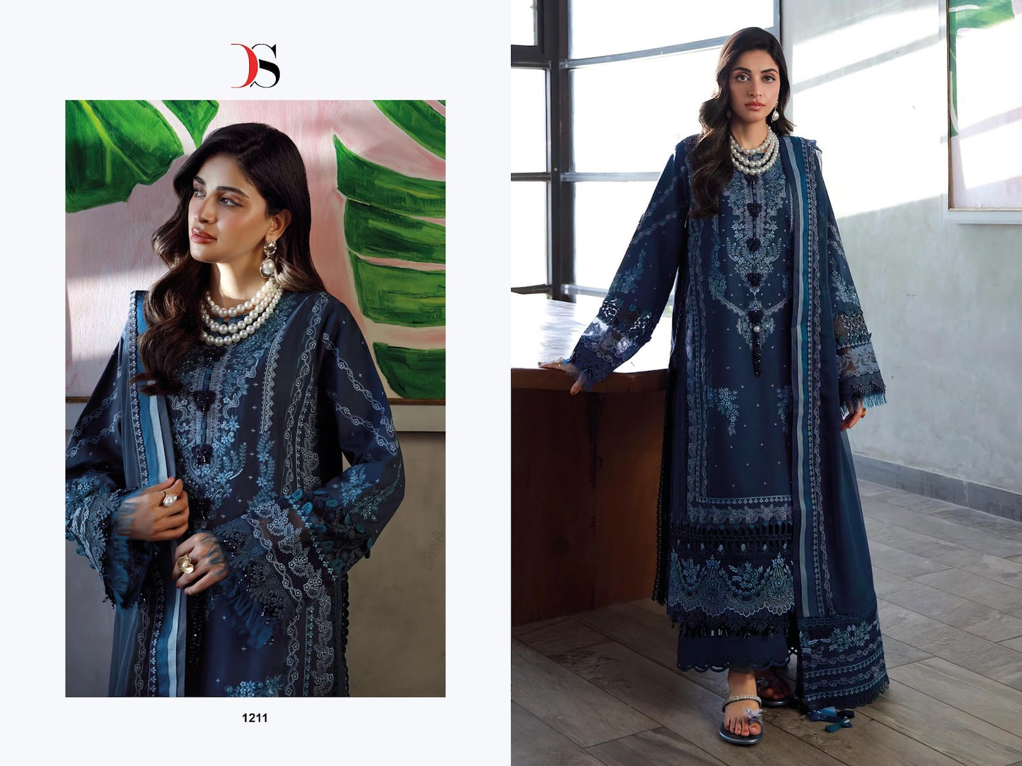 Elan 4 Deepsy Cotton Pakistani Patch Work Suits Exporter India