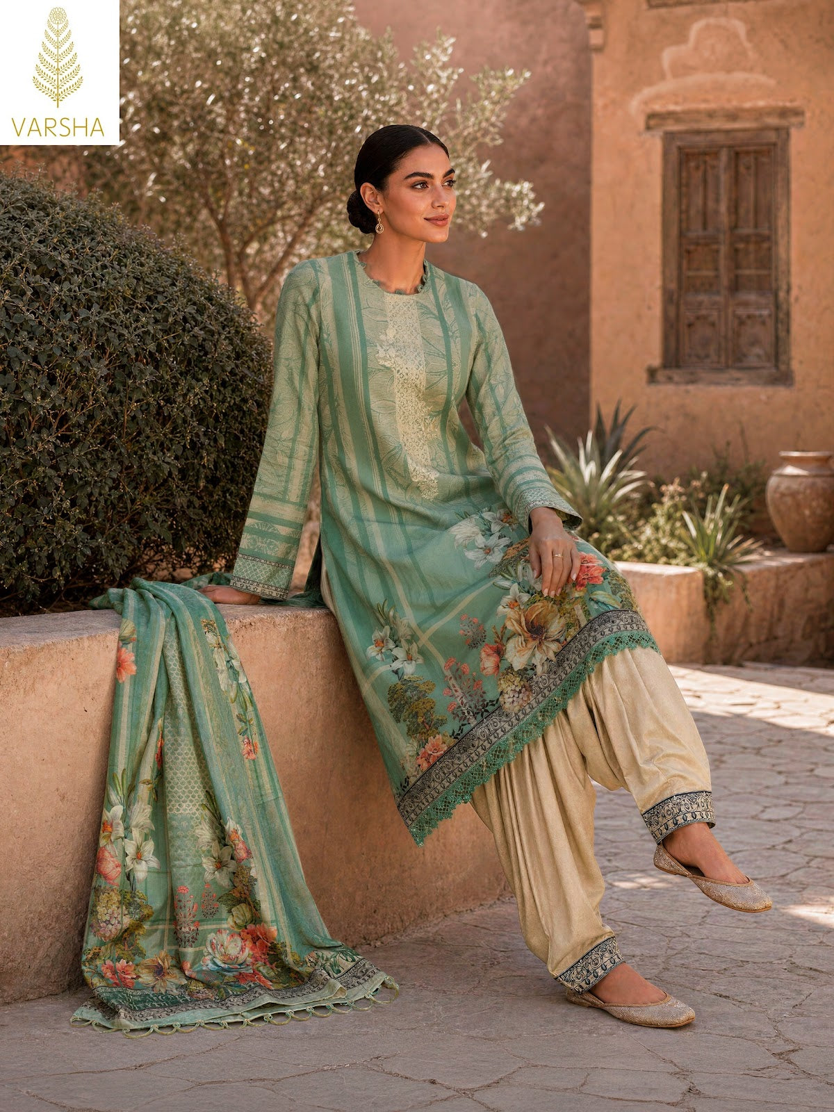 Elan E Ishq Chapter 2 Varshaa Viscose Muslin Pant Style Suits Manufacturer