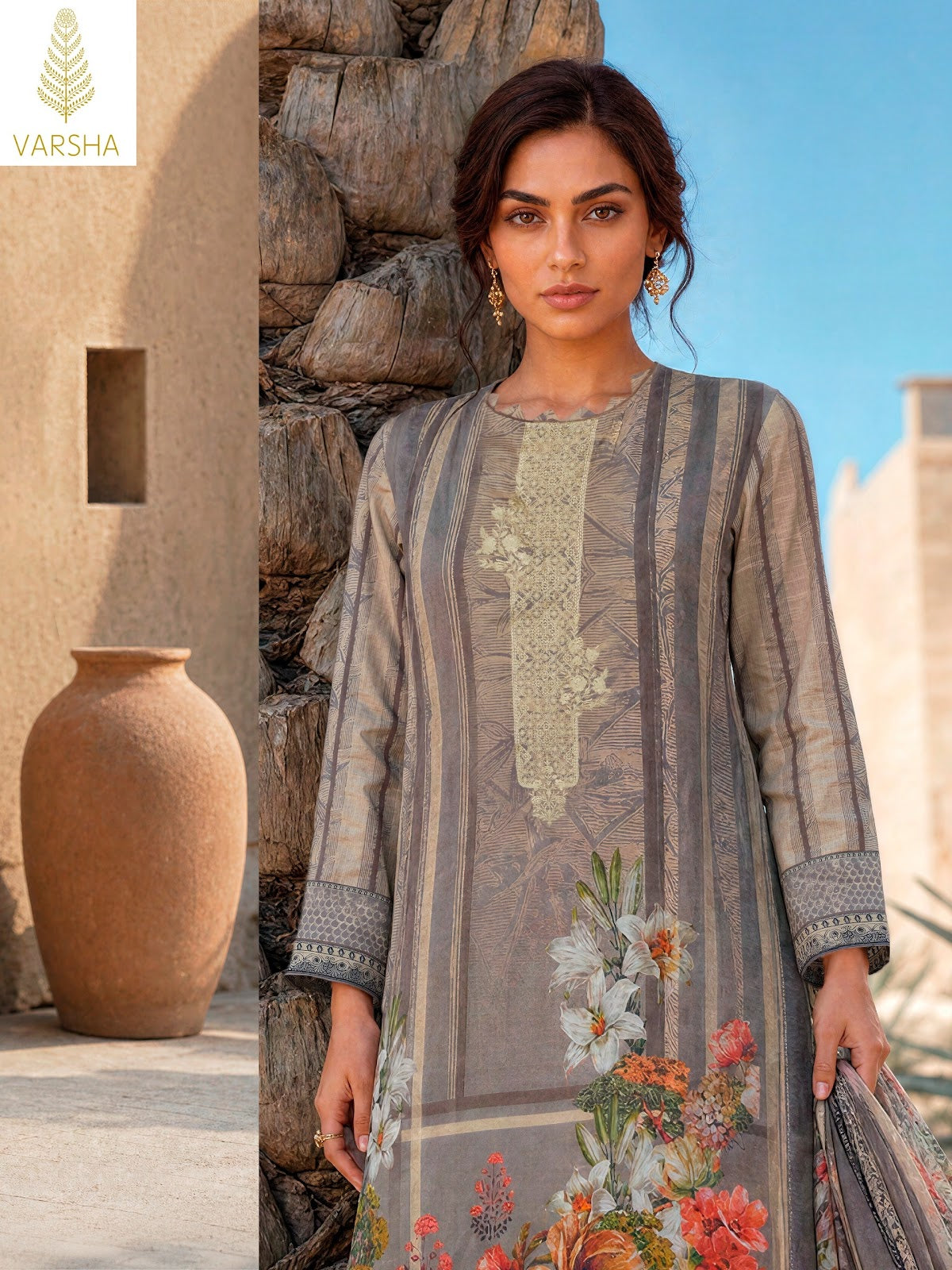 Elan E Ishq Chapter 2 Varshaa Viscose Muslin Pant Style Suits Manufacturer