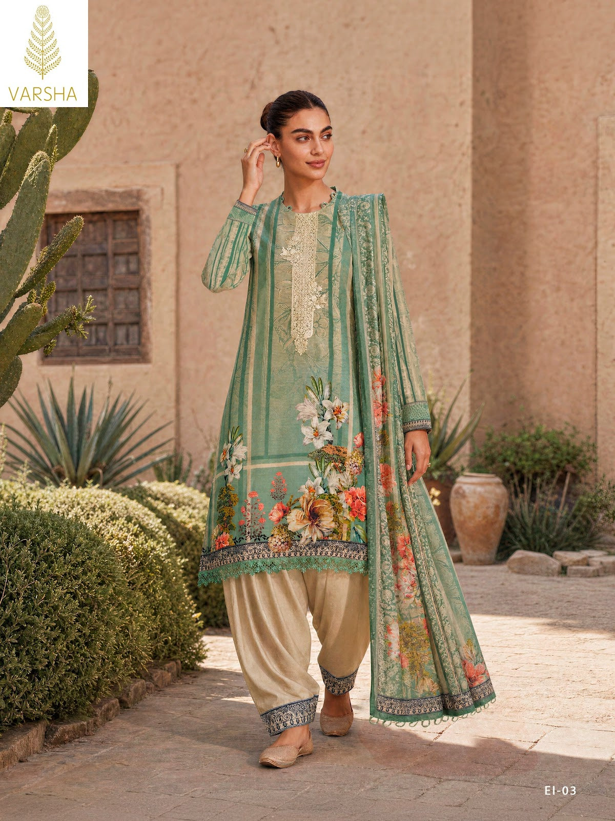Elan E Ishq Chapter 2 Varshaa Viscose Muslin Pant Style Suits Manufacturer