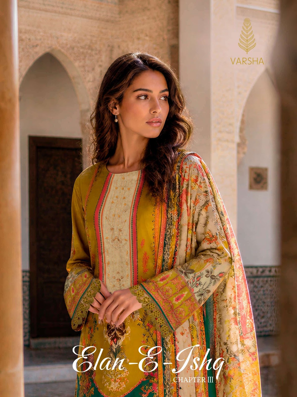 Elan E Ishq Chapter 3 Varshaa Viscose Muslin Pakistani Salwar Suits Wholesaler