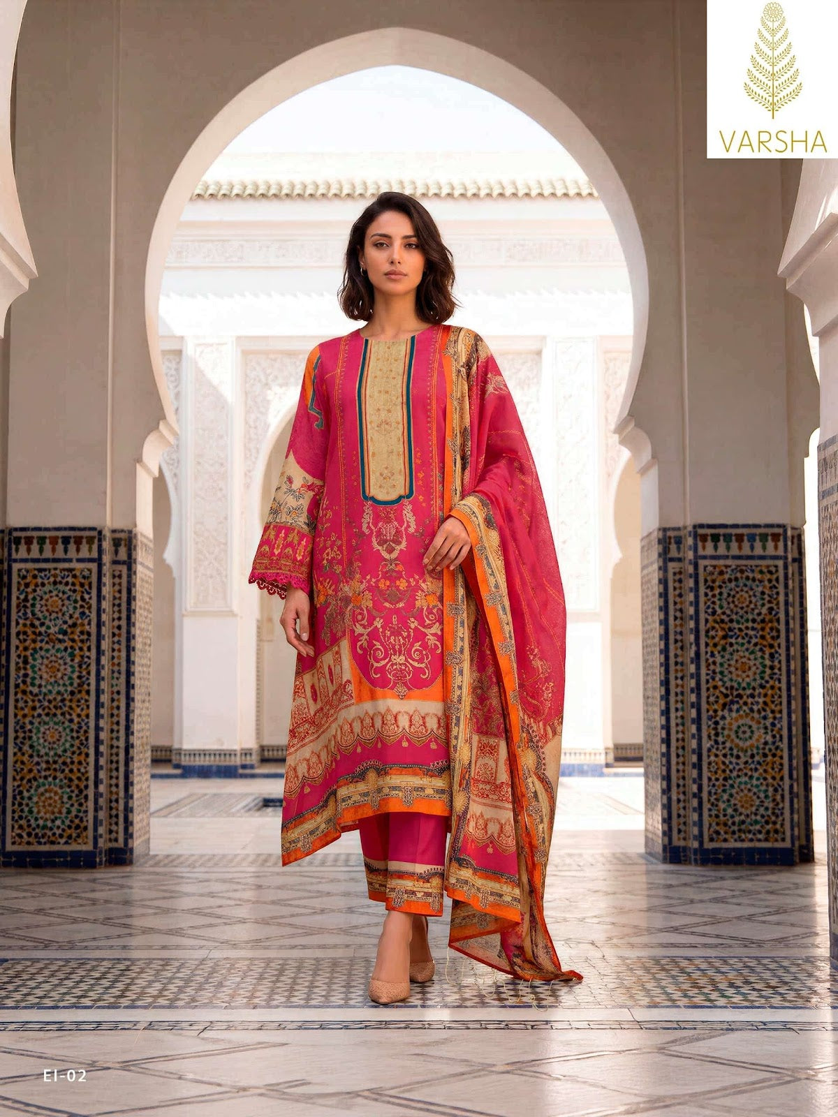 Elan E Ishq Chapter 3 Varshaa Viscose Muslin Pakistani Salwar Suits Wholesaler