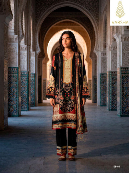 Elan E Ishq Chapter 3 Varshaa Viscose Pashmina Suits Wholesale Price