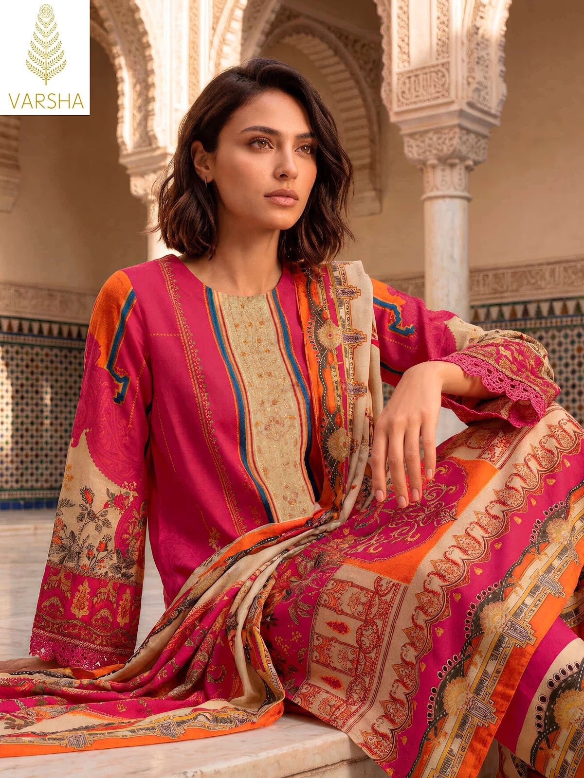 Elan E Ishq Chapter 3 Varshaa Viscose Pashmina Suits Wholesale Price