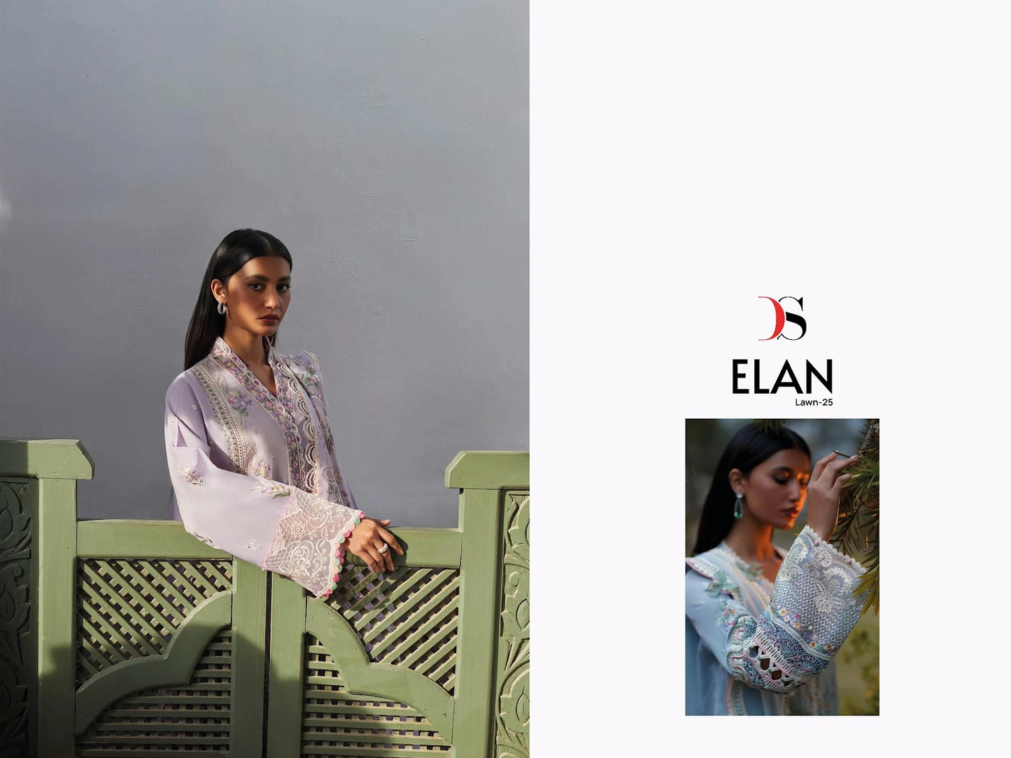 Elan Lawn 25 Deepsy Cotton Pakistani Patch Work Suits Manufacturer Gujarat