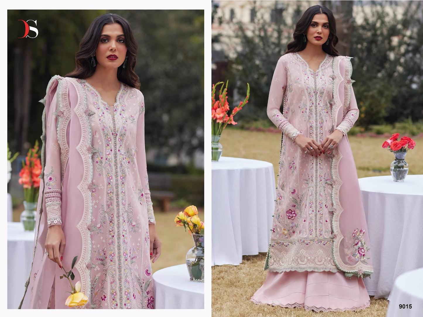 Elan Lawn 25 Deepsy Cotton Pakistani Patch Work Suits Manufacturer Gujarat