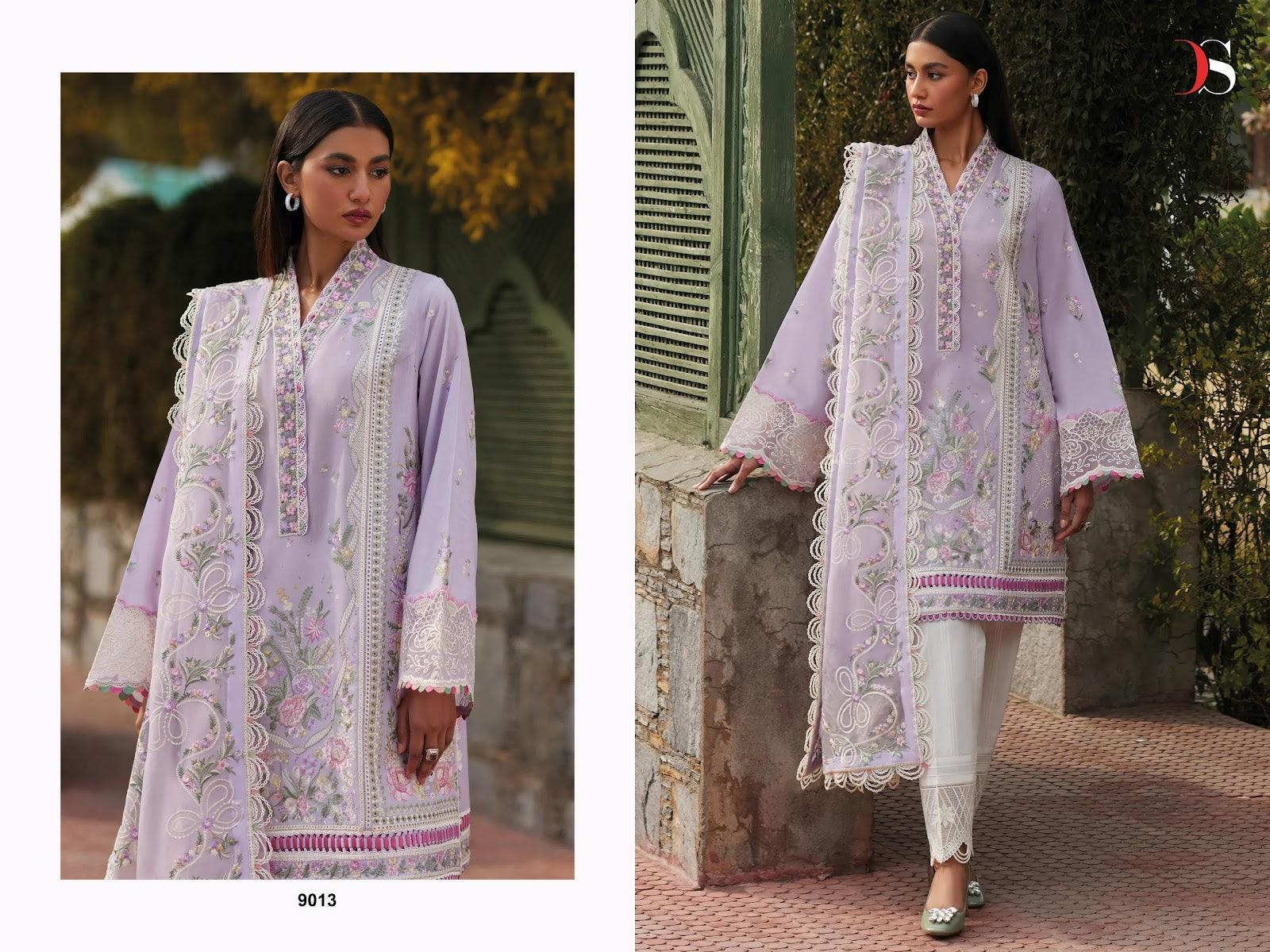 Elan Lawn 25 Deepsy Cotton Pakistani Patch Work Suits Manufacturer Gujarat