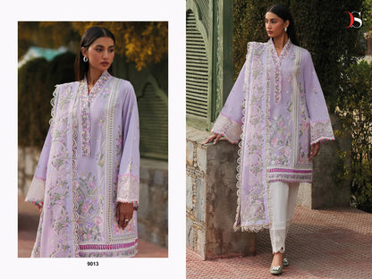 Elan Lawn 25 Super Nx Deepsy Cotton Pakistani Patch Work Suits Wholesale Rate