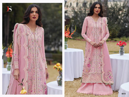 Elan Nx Lawn 25 Deepsy Cotton Pakistani Patch Work Suits Exporter India