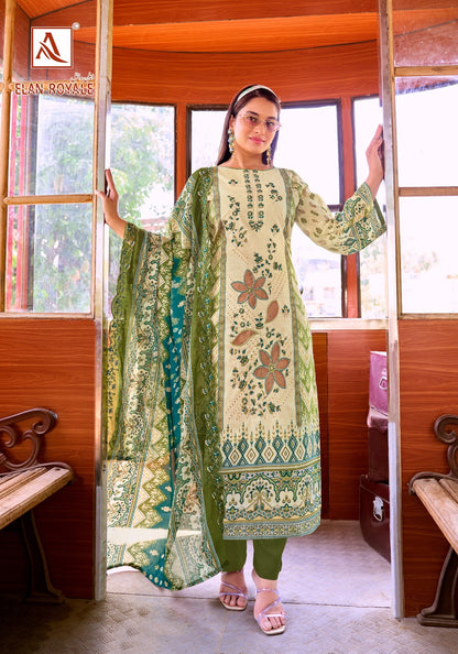 Elan Royale Alok Cambric Cotton Karachi Salwar Suits Exporter India