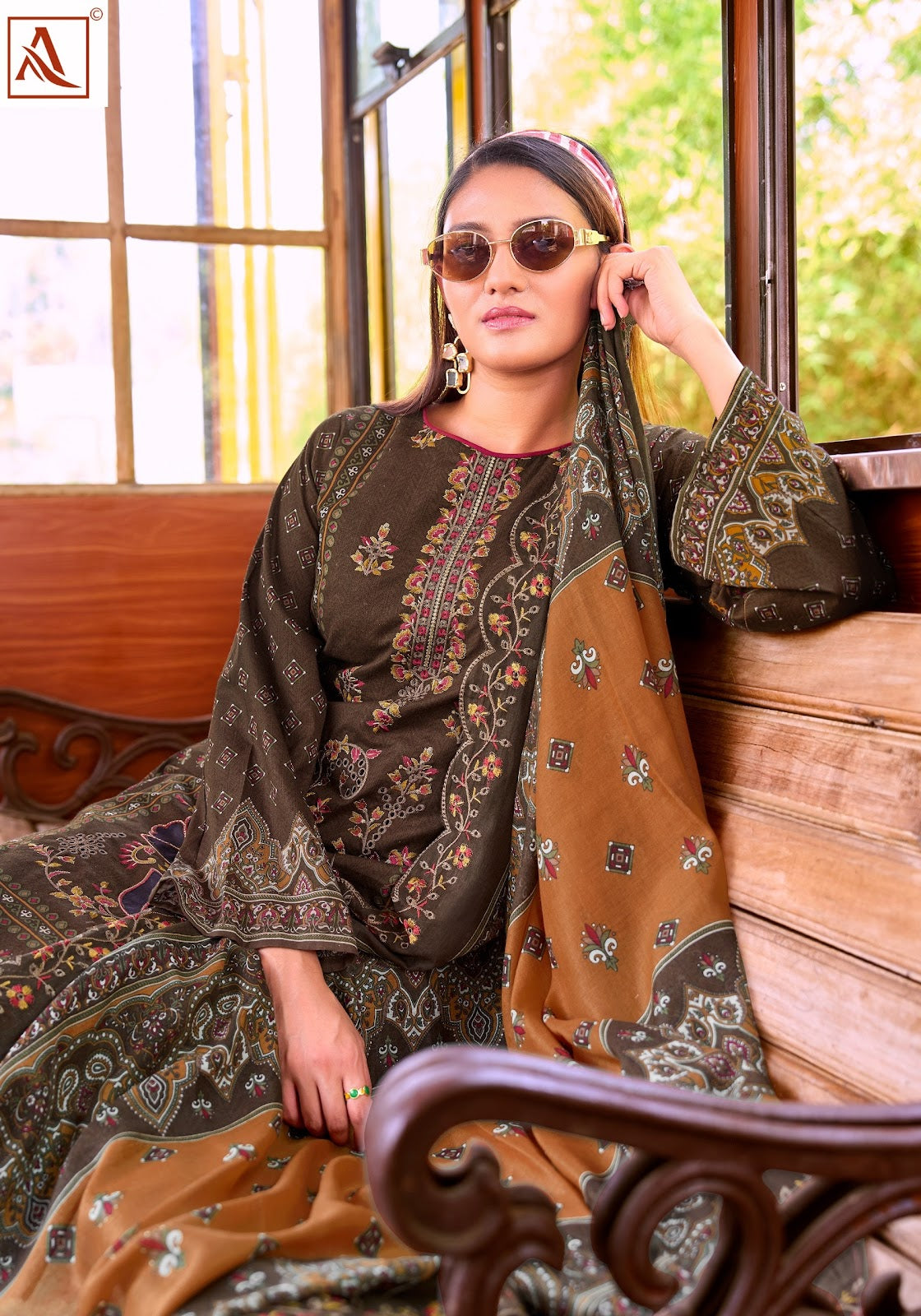 Elan Royale Alok Cambric Cotton Karachi Salwar Suits Exporter India