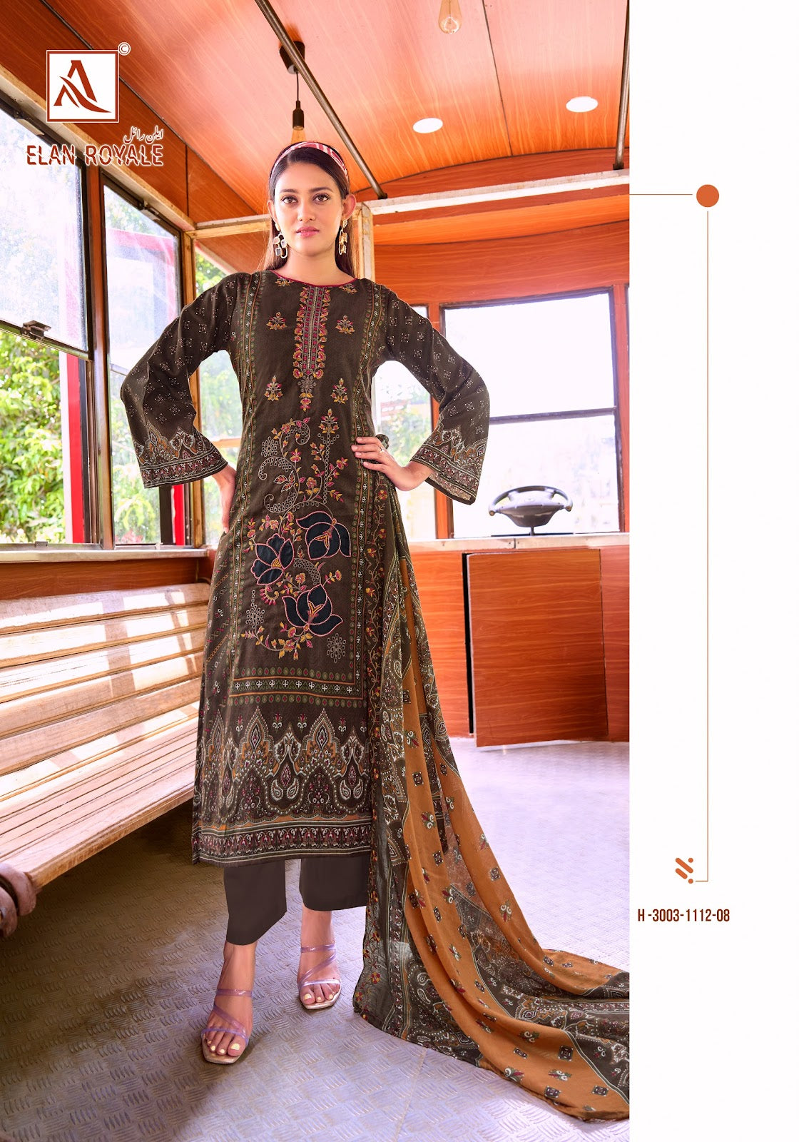 Elan Royale Alok Cambric Cotton Karachi Salwar Suits Exporter India