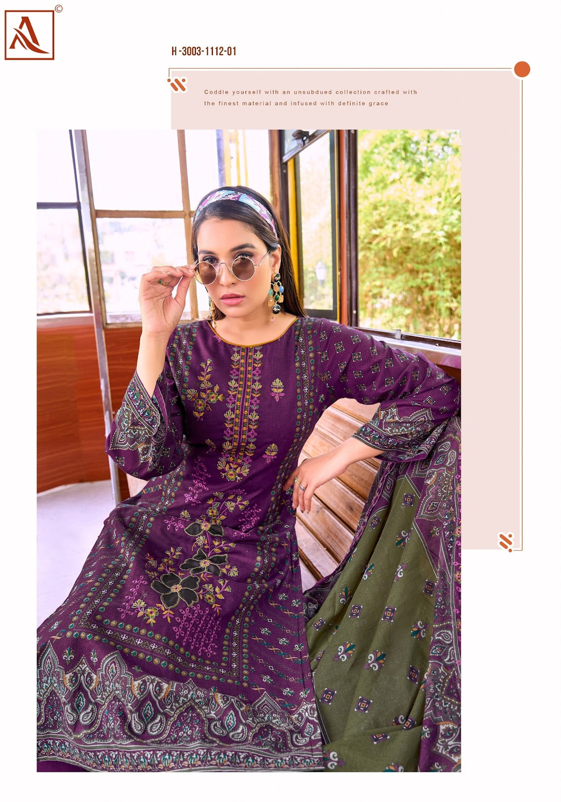Elan Royale Alok Cambric Cotton Karachi Salwar Suits Exporter India