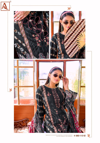 Elan Royale Alok Cambric Cotton Karachi Salwar Suits Exporter India