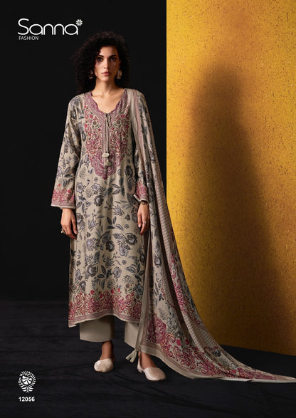 Elan Sanna Fashion Viscose Pashmina Suits Exporter Gujarat