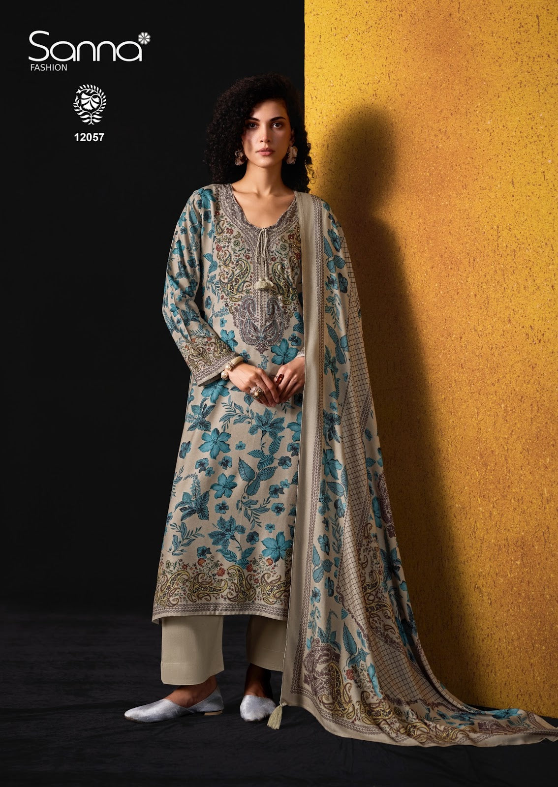 Elan Sanna Fashion Viscose Pashmina Suits Exporter Gujarat