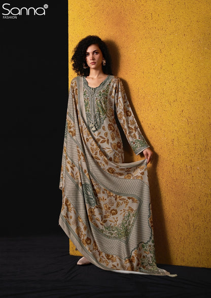 Elan Sanna Fashion Viscose Pashmina Suits Exporter Gujarat