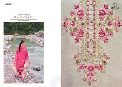 Elaria Rupali Jam Satin Pant Style Suits Exporter