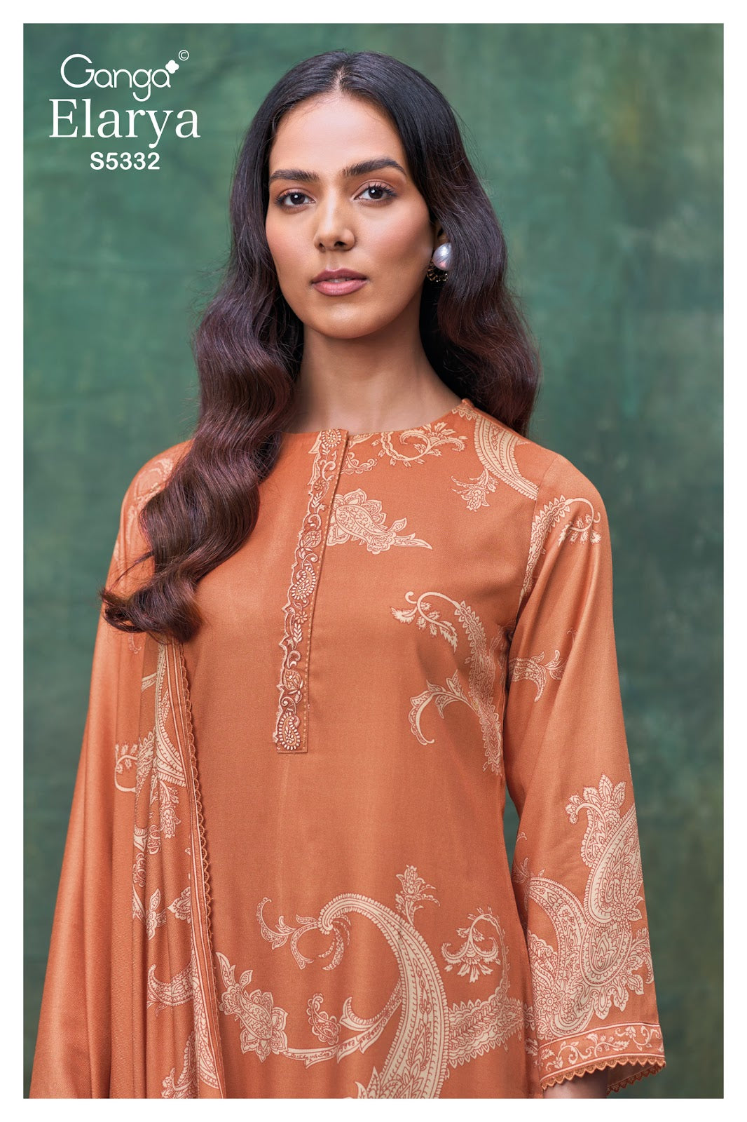 Elarya S5332 Ganga Wool Pashmina Suits Manufacturer