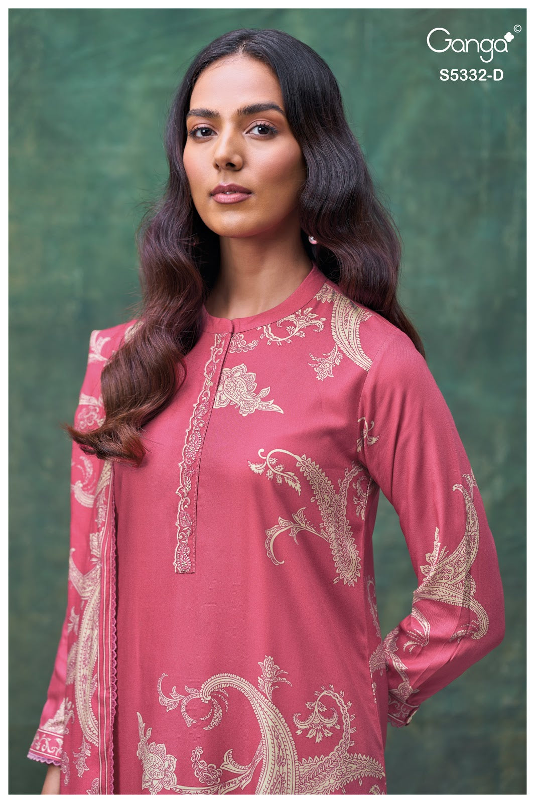 Elarya S5332 Ganga Wool Pashmina Suits Manufacturer