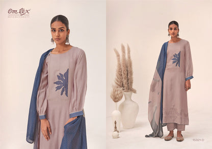 Elaya Omtex Chanderi Plazzo Style Suits Wholesale Price