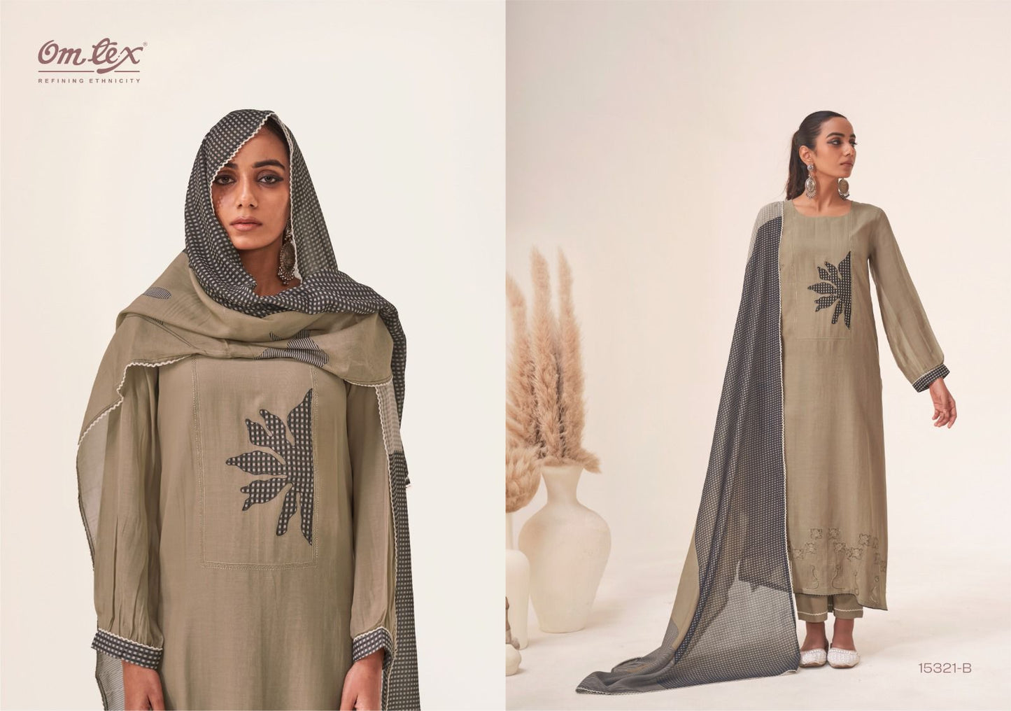 Elaya Omtex Chanderi Plazzo Style Suits Wholesale Price