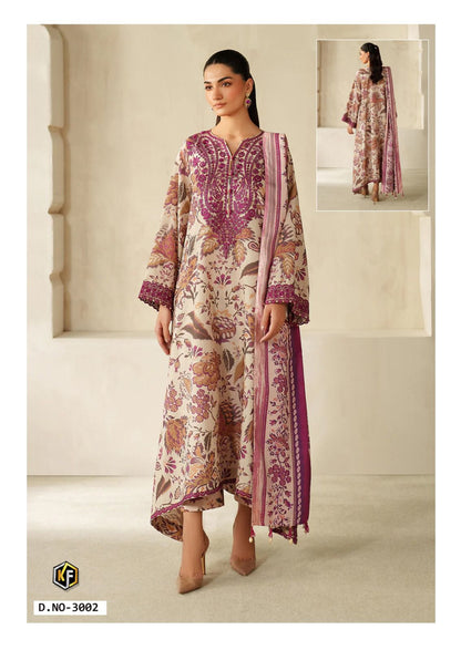 Elaya Vol 3 Keval Fab Lawn Cotton Karachi Salwar Suits Exporter Gujarat