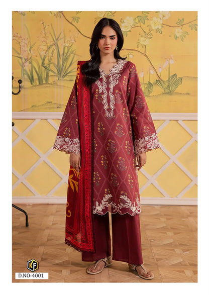 Elaya Vol 4 Keval Fab Lawn Cotton Karachi Salwar Suits Manufacturer
