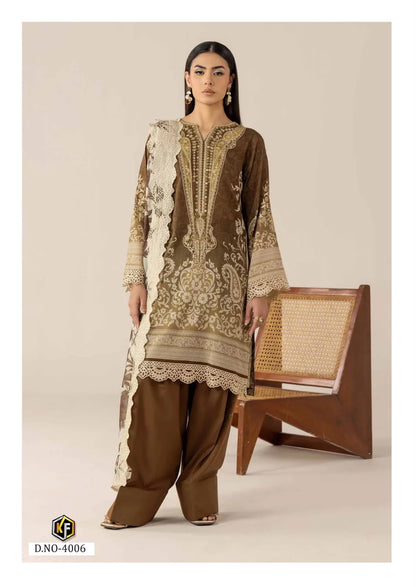 Elaya Vol 4 Keval Fab Lawn Cotton Karachi Salwar Suits Manufacturer