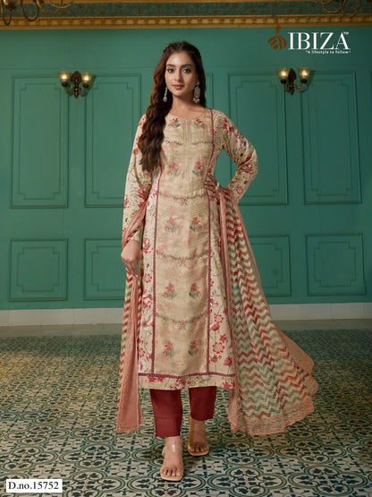 Eleanor Ibiza Pure Lawn Pant Style Suits Supplier Ahmedabad