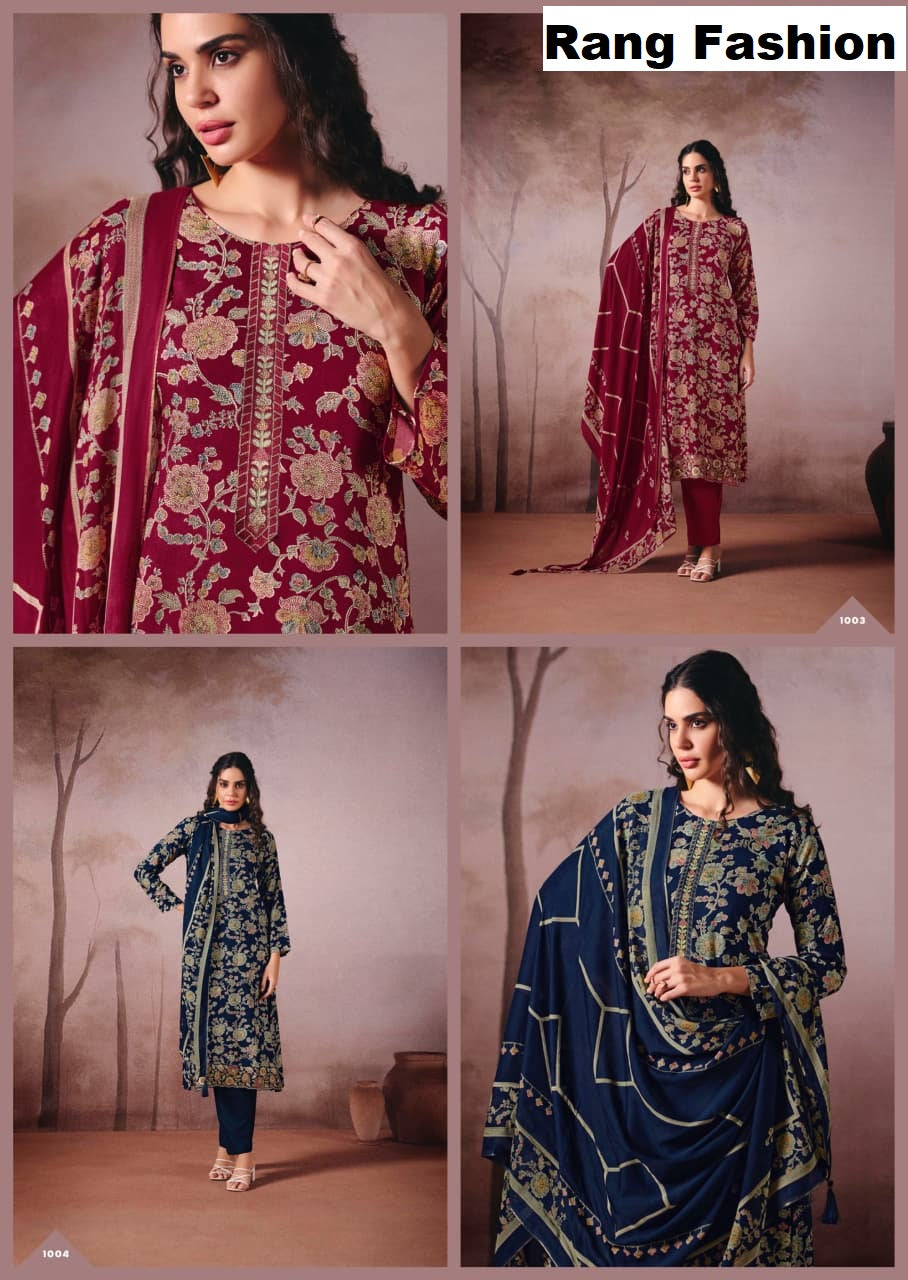 Elegance Rang Fashion Pashmina Suits Wholesale