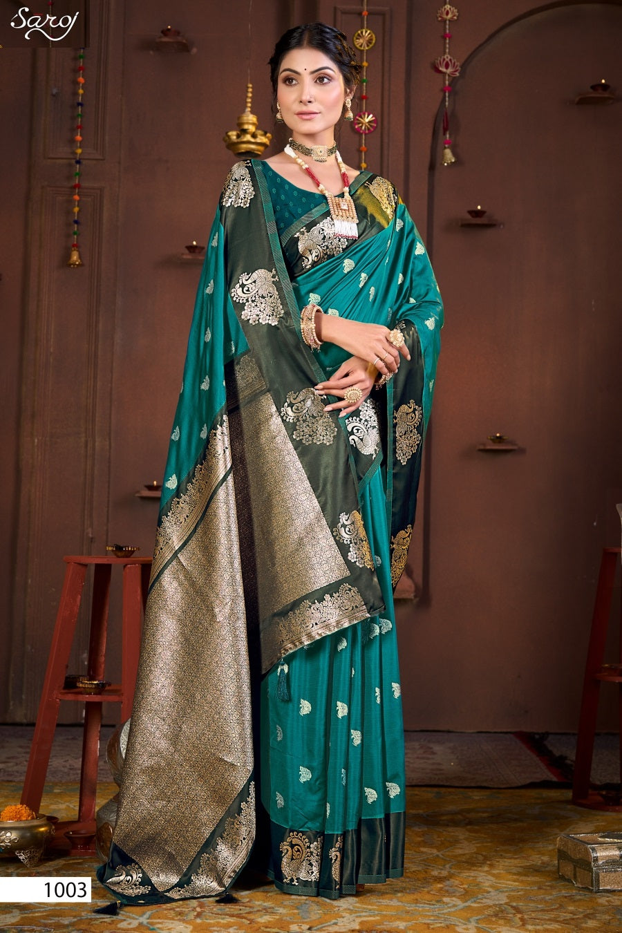 Elegance Silk Vol 3 Saroj Silk Sarees Wholesaler