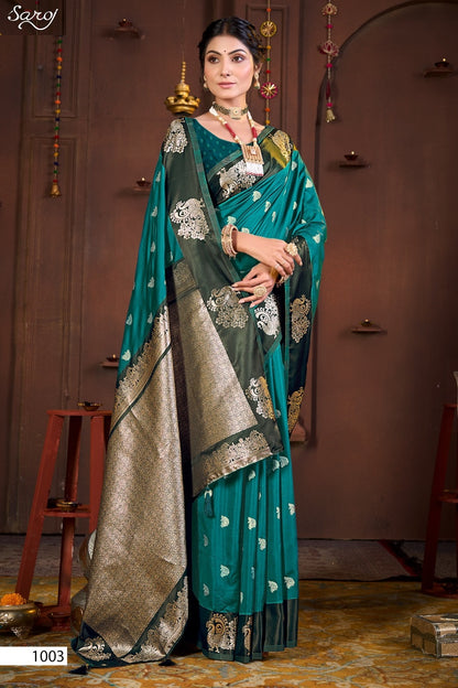 Elegance Silk Vol 3 Saroj Silk Sarees Wholesaler