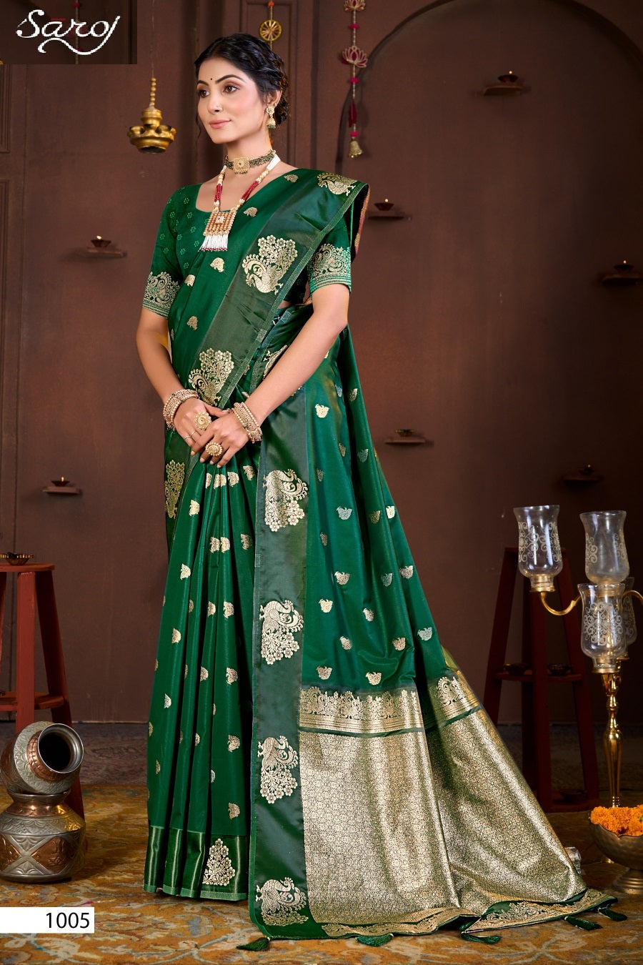 Elegance Silk Vol 3 Saroj Silk Sarees Wholesaler