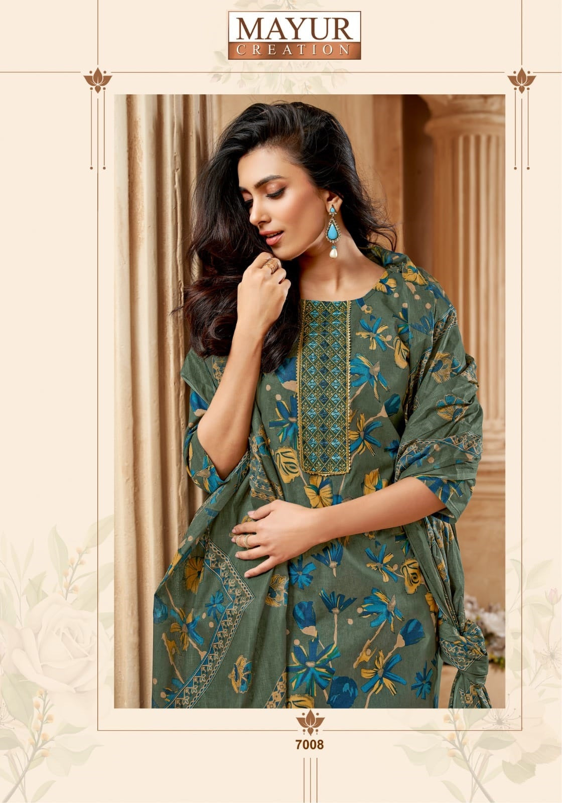 Elegance Vol 7 Mayur Creation Cotton Dress Material Manufacturer India