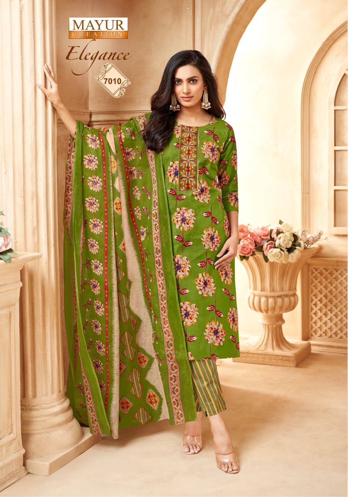 Elegance Vol 7 Mayur Creation Cotton Dress Material Manufacturer India