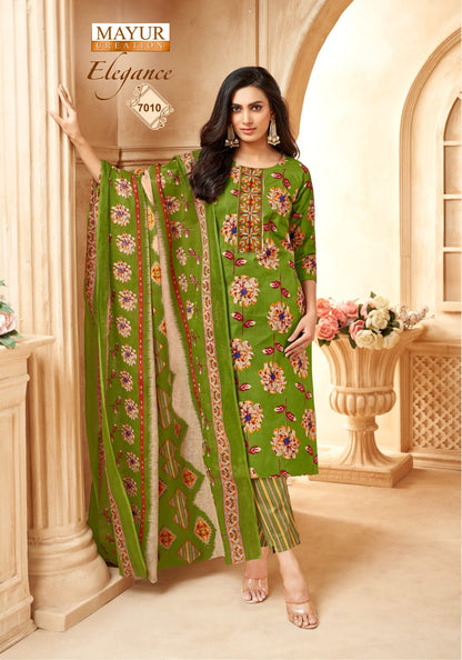 Elegance Vol 7 Mayur Creation Cotton Dress Material Manufacturer India